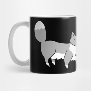 Fluffy Blue Tuxedo Cat Mug